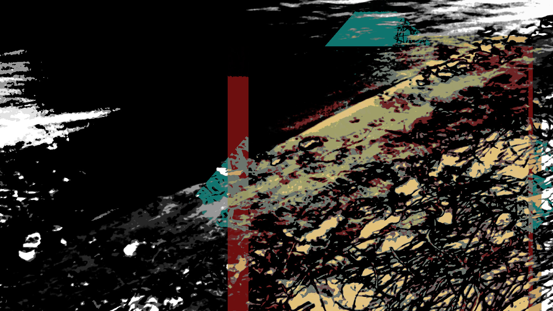 Abstract grunge collage